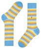 Burlington Signature Stripe Socks Morning Sky