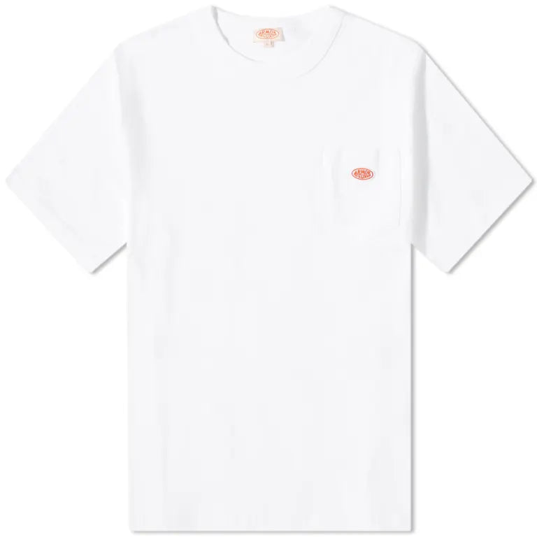 Armor Lux Pocket T-Shirt White