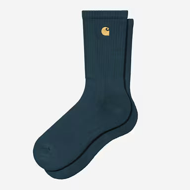 Carhartt Chase Socks Deep Lagoon/Gold | Steranko Manchester