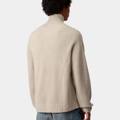 Carhartt Detroit Half Zip Sweater Fleur De Sel | Steranko Clothing