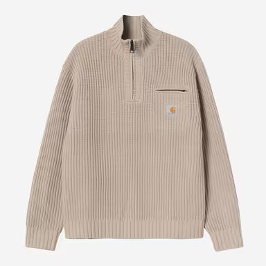 Carhartt Detroit Half Zip Sweater Fleur De Sel | Steranko Clothing