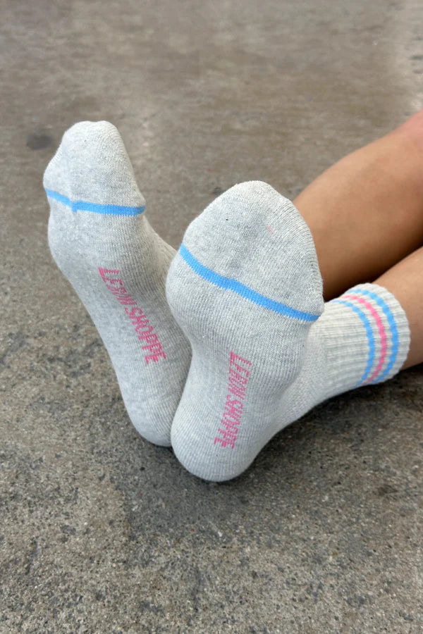 Le Bon Shoppe Girlfriend Socks Bright Grey