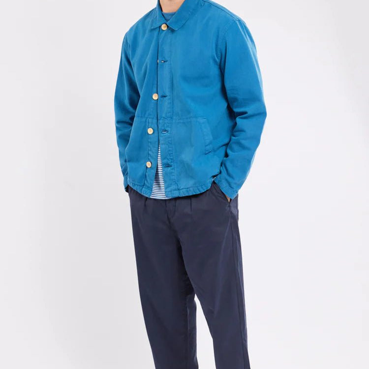 Armor Lux Fisherman's Jacket Dark Blue - Steranko Clothing Manchester