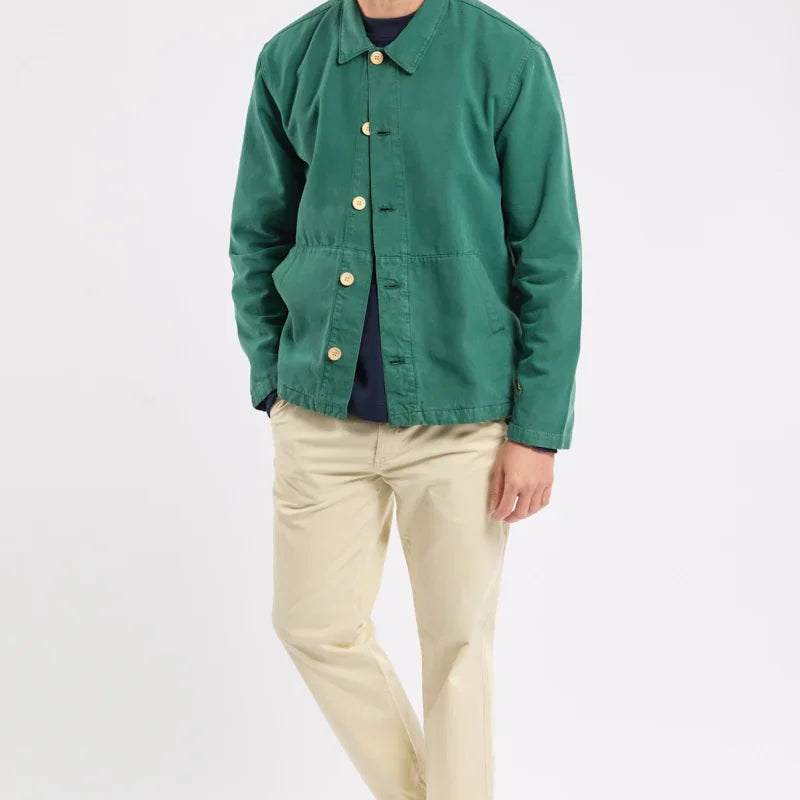 Armor Lux Fisherman's Jacket Dark Ivy - Steranko Clothing Manchester