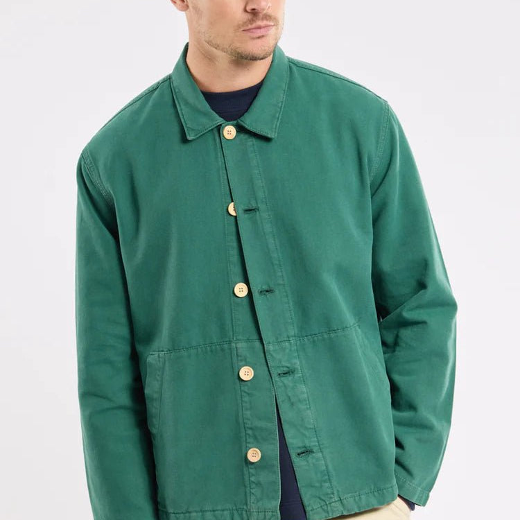 Armor Lux Fisherman's Jacket Dark Ivy - Steranko Clothing Manchester