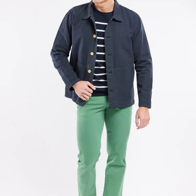 Armor Lux Fisherman's Jacket Navy - Steranko Clothing Manchester