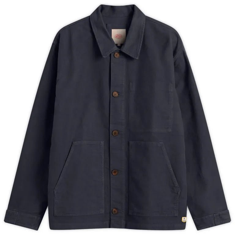 Armor Lux Fishermans Jacket Tornado Blue - Steranko Clothing Manchester