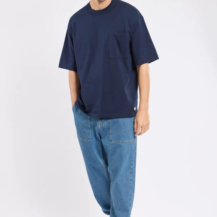 Armor Lux Heritage Loose Fit S/S T-Shirt Marine Deep - Steranko Clothing Manchester