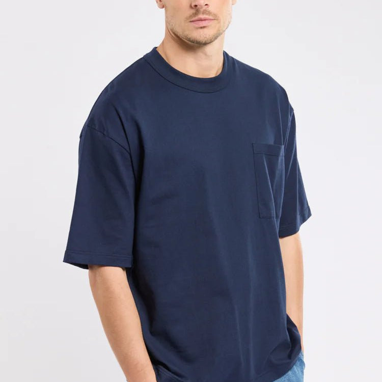 Armor Lux Heritage Loose Fit S/S T-Shirt Marine Deep - Steranko Clothing Manchester