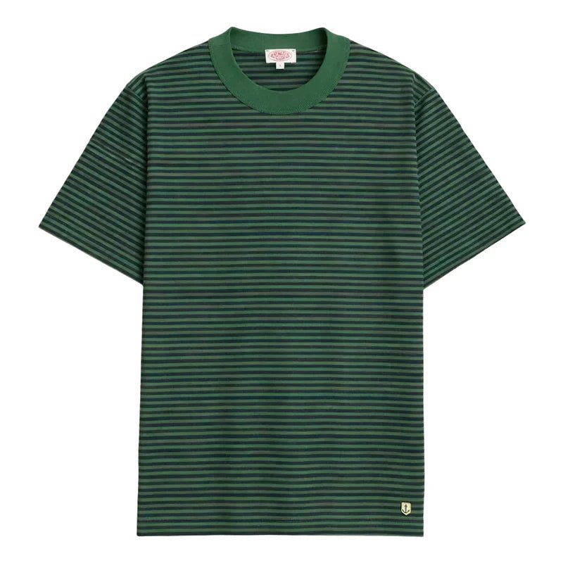 Armor Lux Heritage Stripe T-Shirt Ivy Marine Deep - Steranko Clothing Manchester