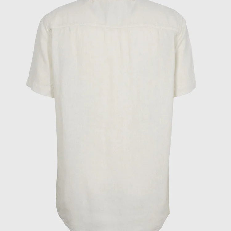 Armor Lux S/S Comfort Fit Shirt Linen White - Steranko Clothing Manchester