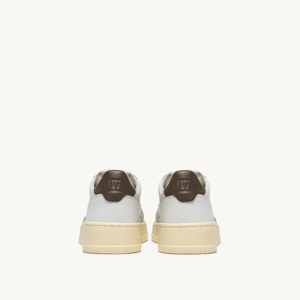 Autry Medalist Low Sneakers Leather White / Chocolate - Steranko Clothing Manchester