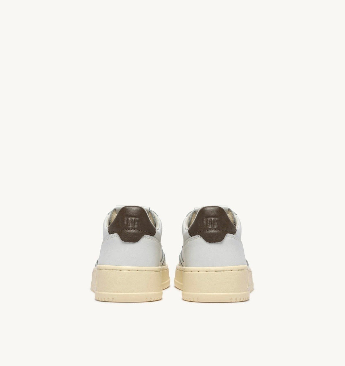 Autry Medalist Low Sneakers Leather White / Chocolate - Steranko Clothing Manchester