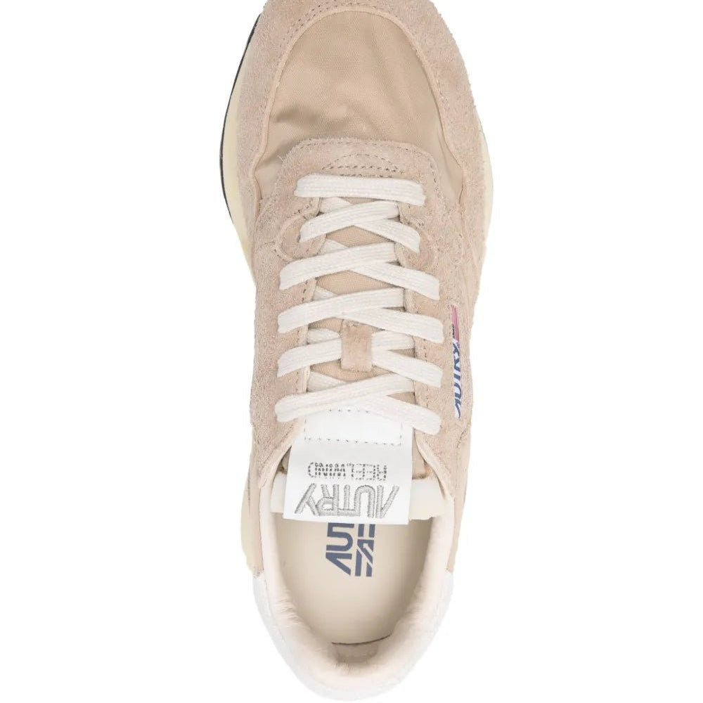 Autry Reelwind Low Sneakers Cracked White Pepper - Steranko Clothing Manchester
