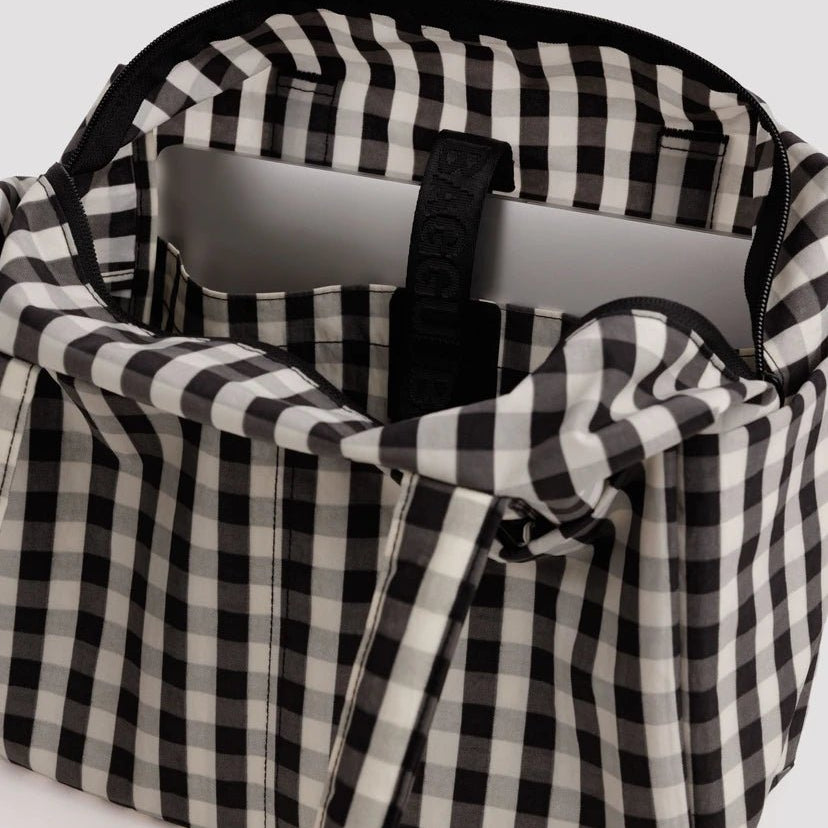 Baggu Everyday Cloud Bag Black/Cream Gingham - Steranko Clothing Manchester