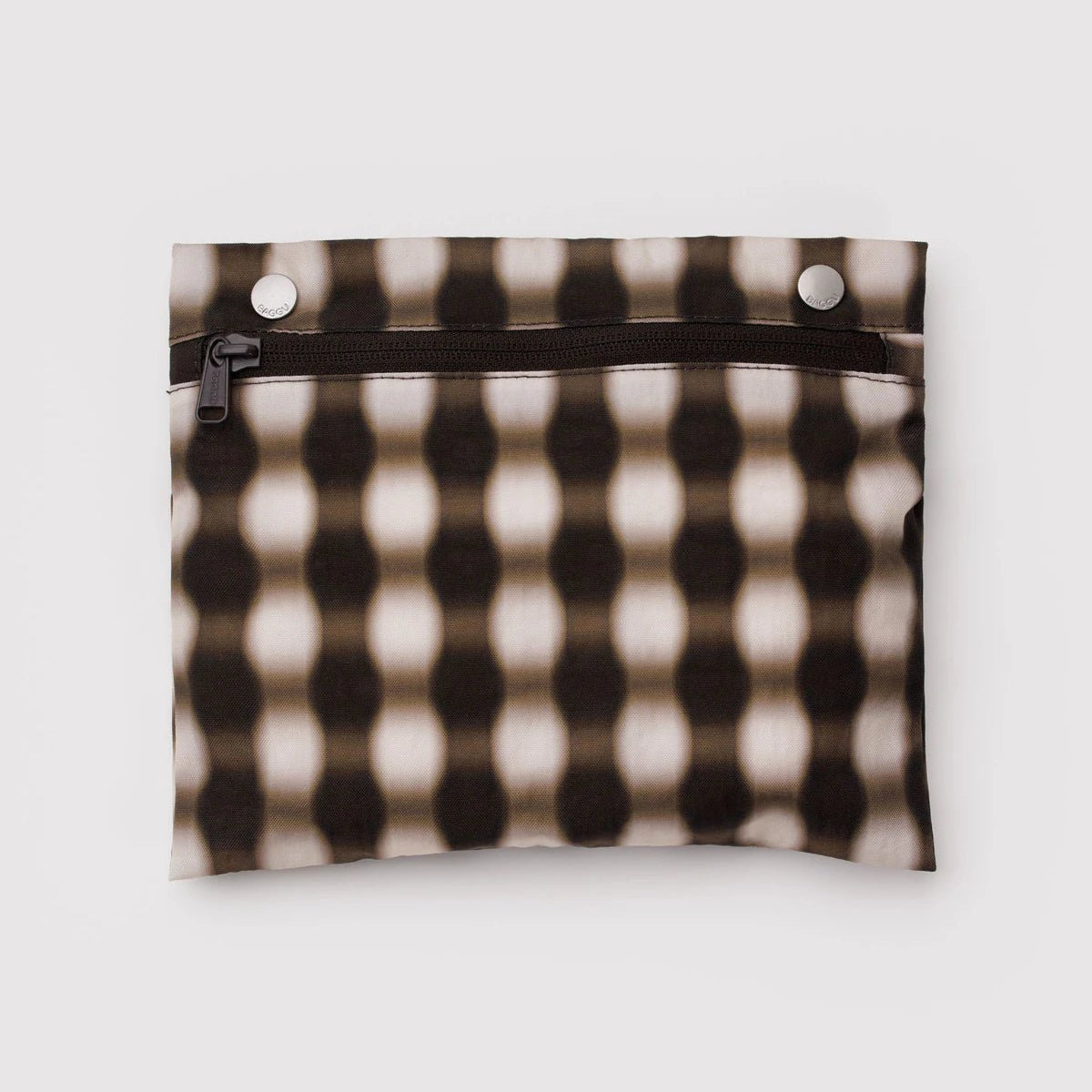 Baggu Everyday Cloud Bag Blurred Gingham Brown - Steranko Clothing Manchester