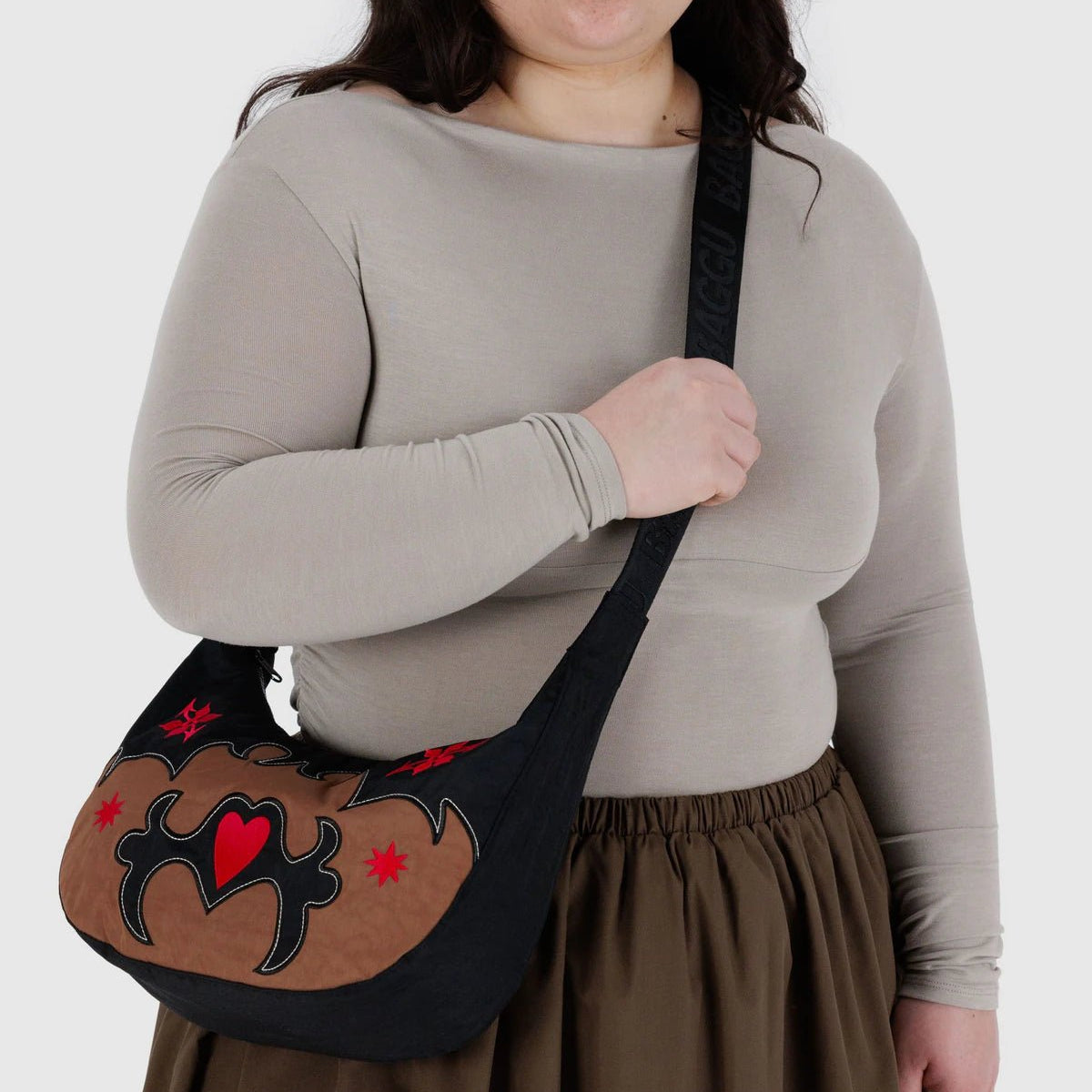 Baggu Medium Crescent Bag Western Appliqué - Steranko Clothing Manchester