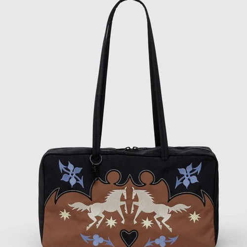 Baggu Medium Nylon Bowler Bag Western Appliqué - Steranko Clothing Manchester