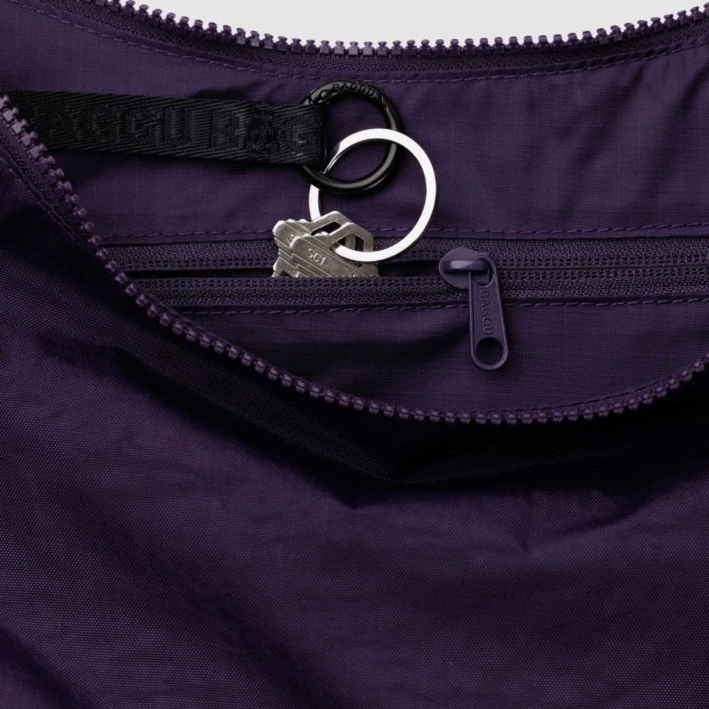 Baggu Medium Nylon Crescent Bag Fig - Steranko Clothing Manchester