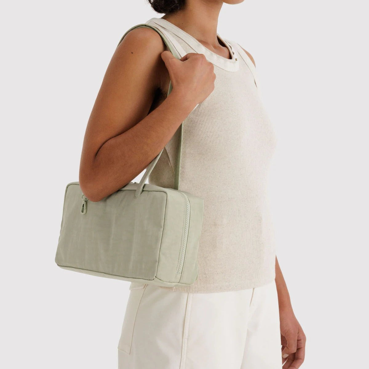 Baggu Nylon Bowler Bag Celadon - Steranko Clothing Manchester