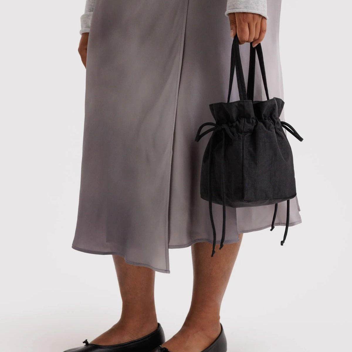 Baggu Nylon Drawstring Bag Black - Steranko Clothing Manchester