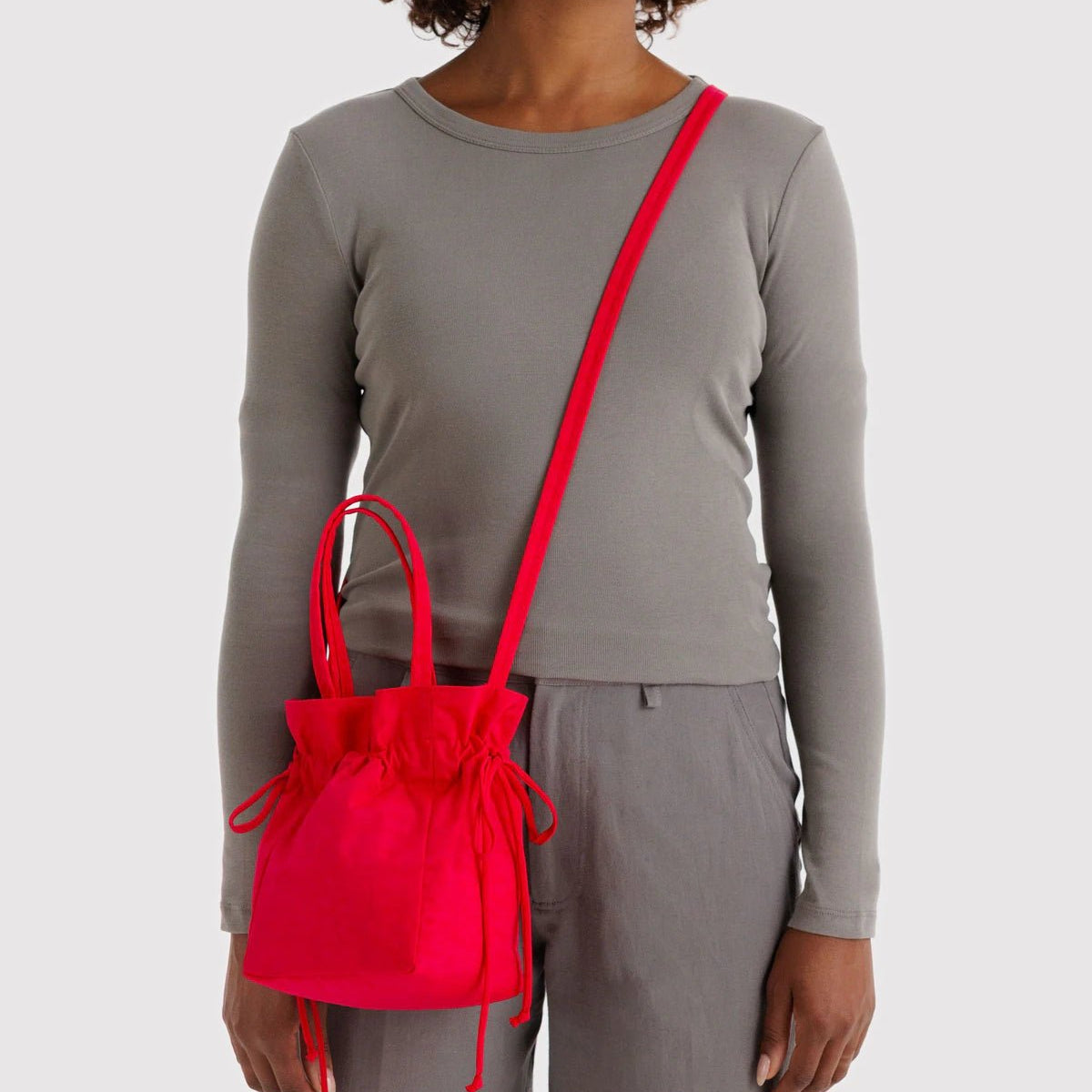 Baggu Nylon Drawstring Bag Candy Apple - Steranko Clothing Manchester