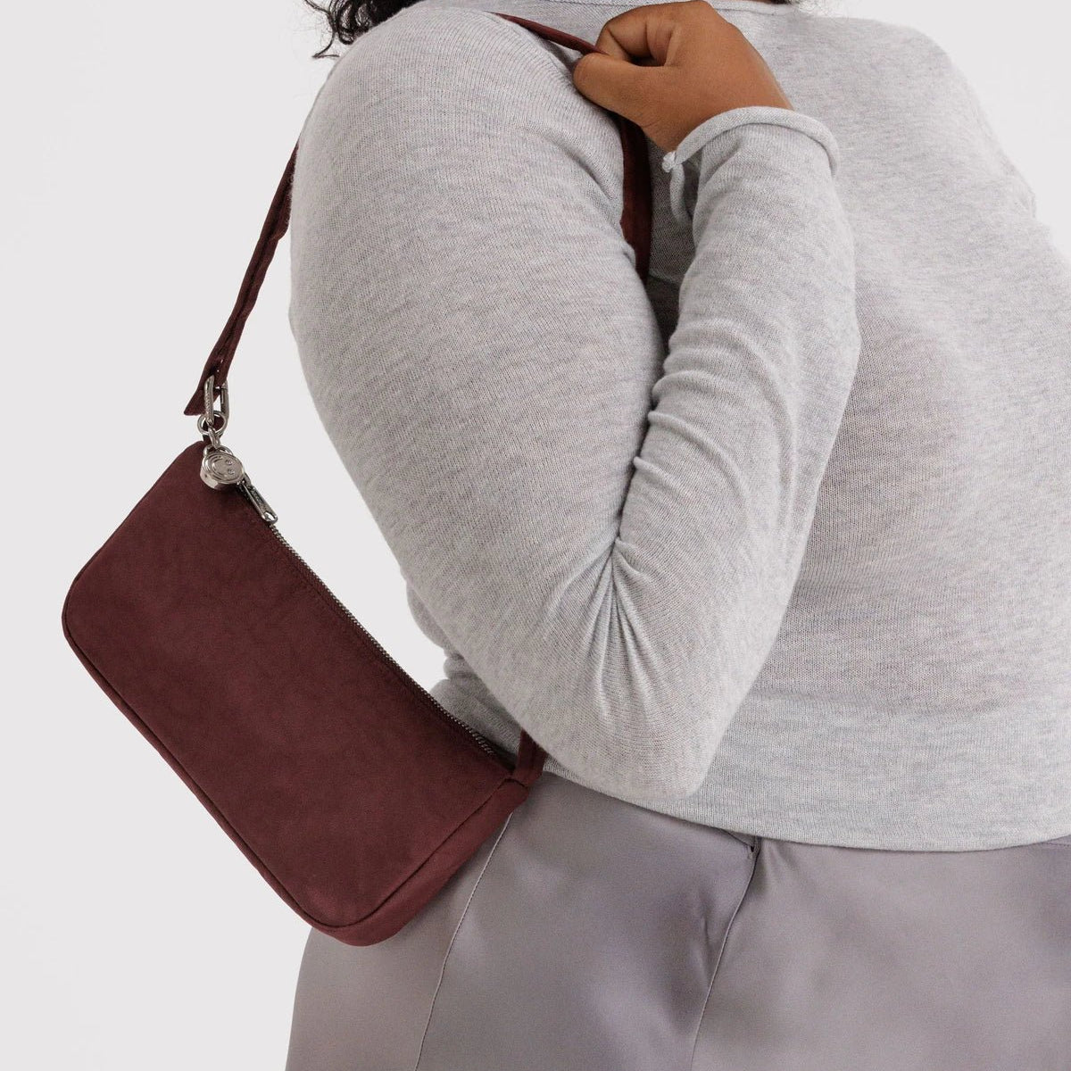 Baggu Nylon Pochette Mahogany - Steranko Clothing Manchester