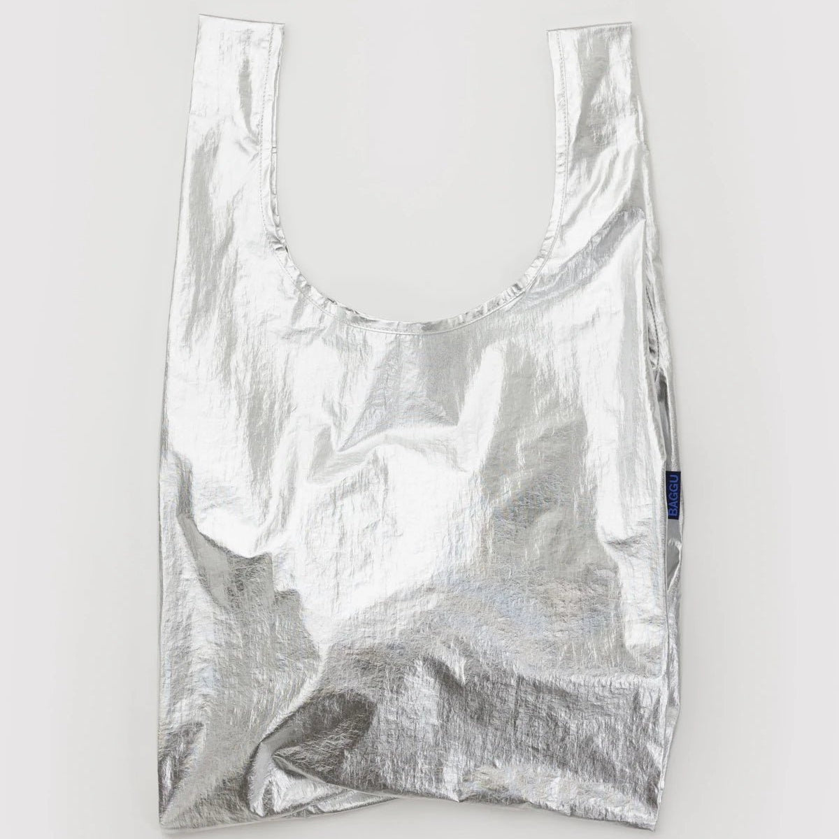Baggu Standard Shopper Chrome Metallic - Steranko Clothing Manchester