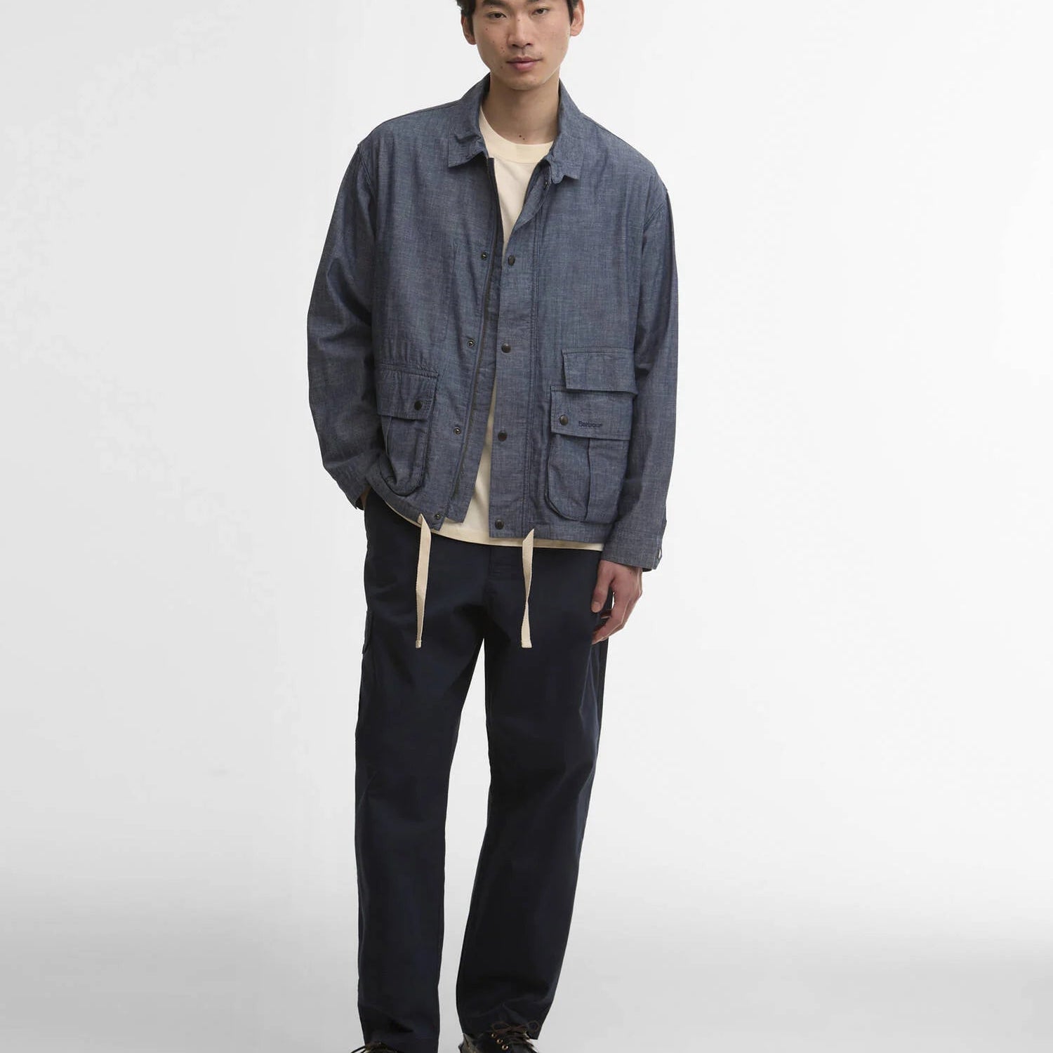 Barbour Modified Westoe Casual Jacket Chambray - Steranko Clothing Manchester