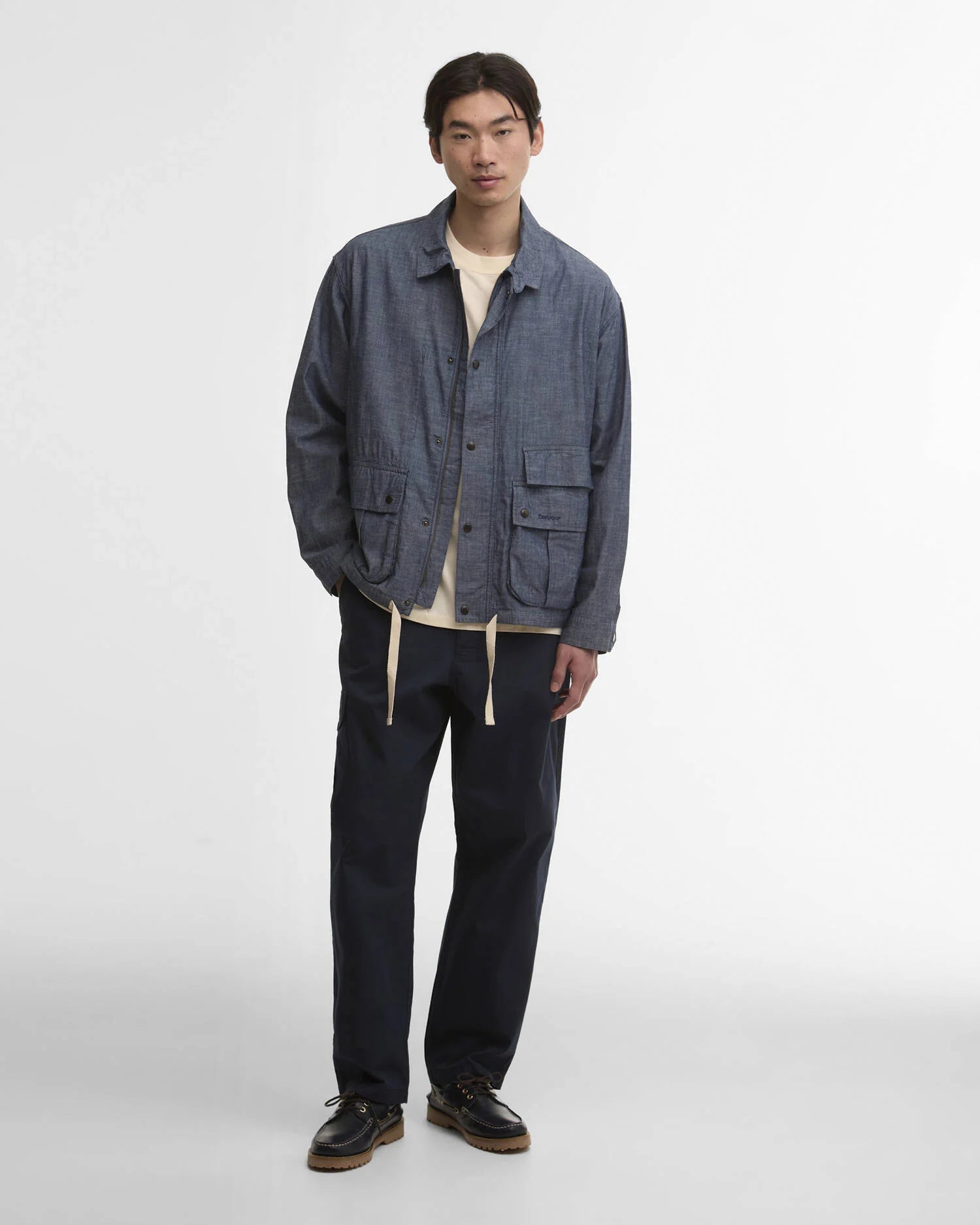 Barbour Modified Westoe Casual Jacket Chambray - Steranko Clothing Manchester