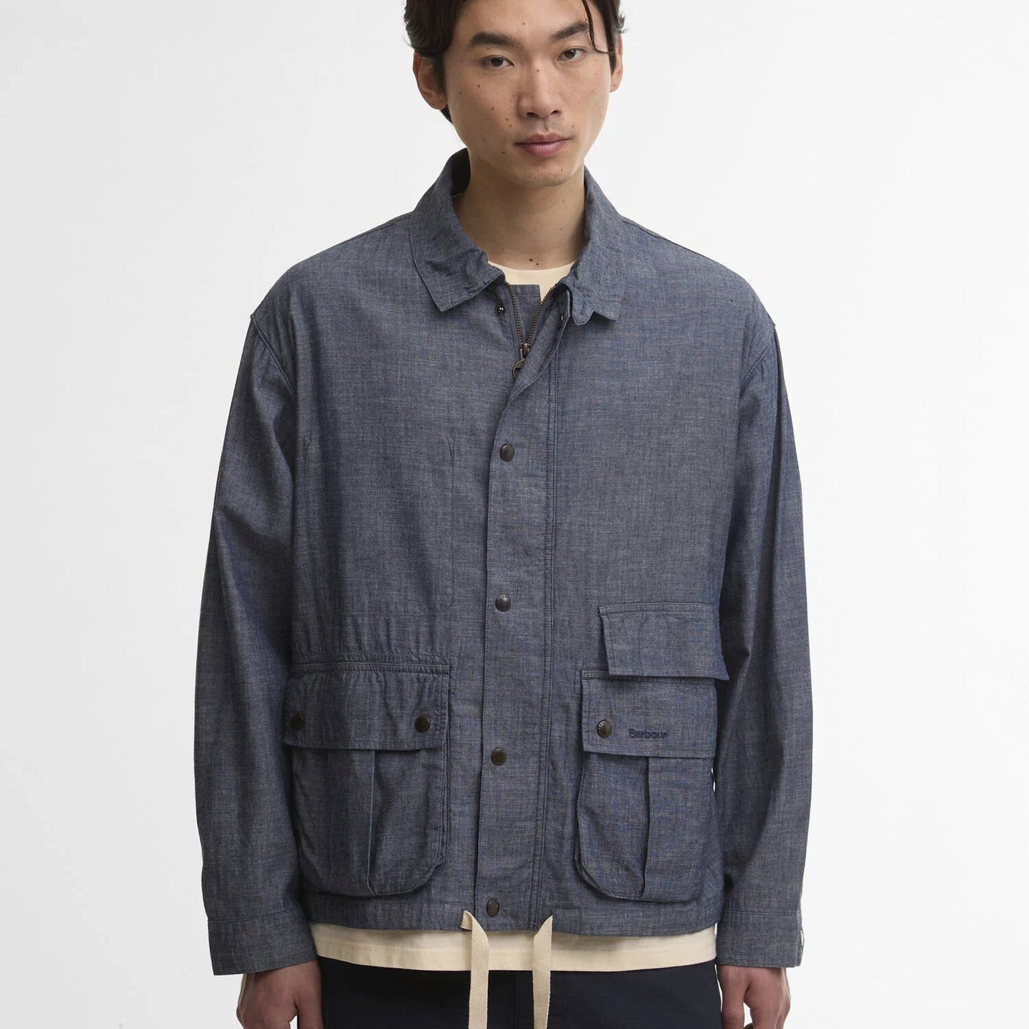 Barbour Modified Westoe Casual Jacket Chambray - Steranko Clothing Manchester