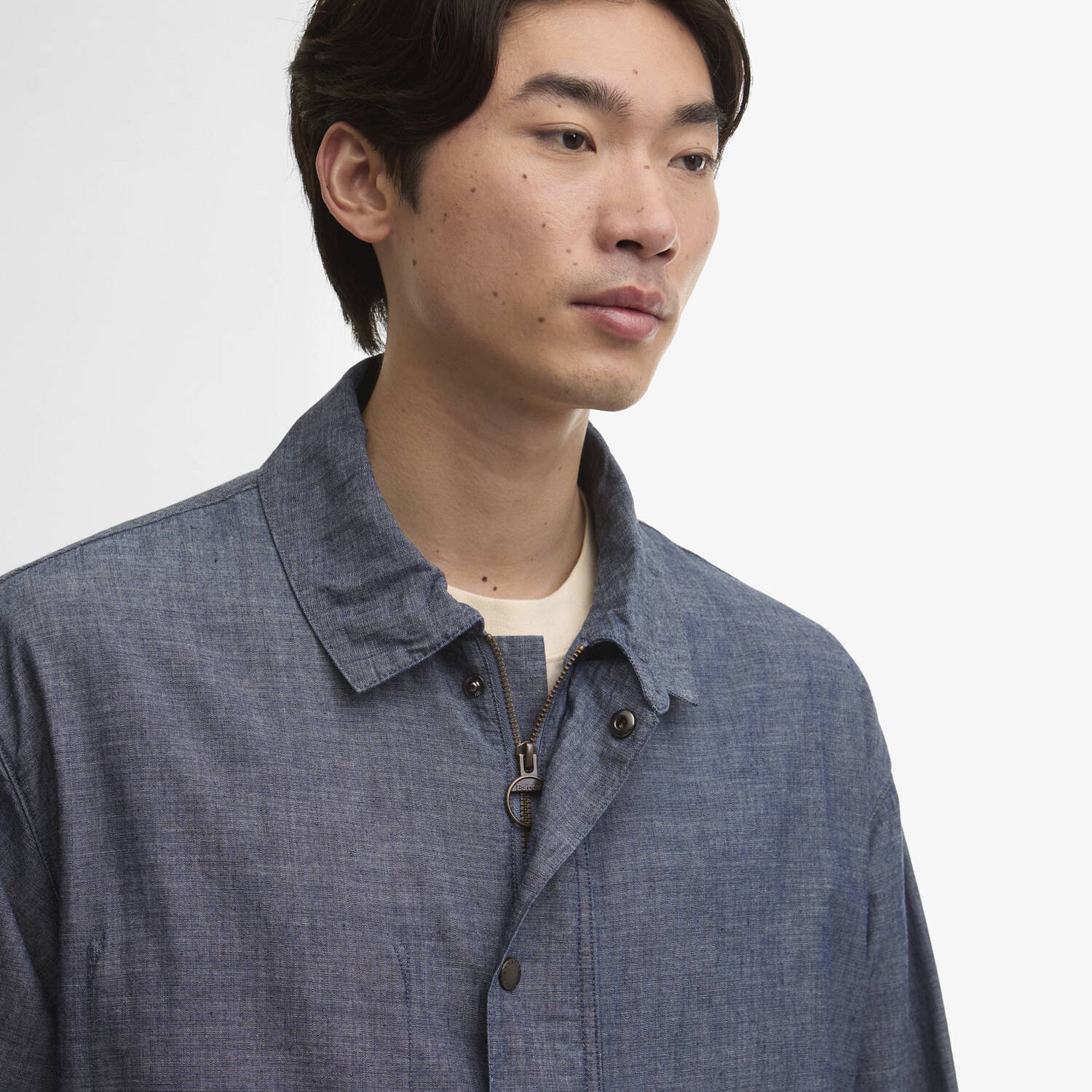 Barbour Modified Westoe Casual Jacket Chambray - Steranko Clothing Manchester