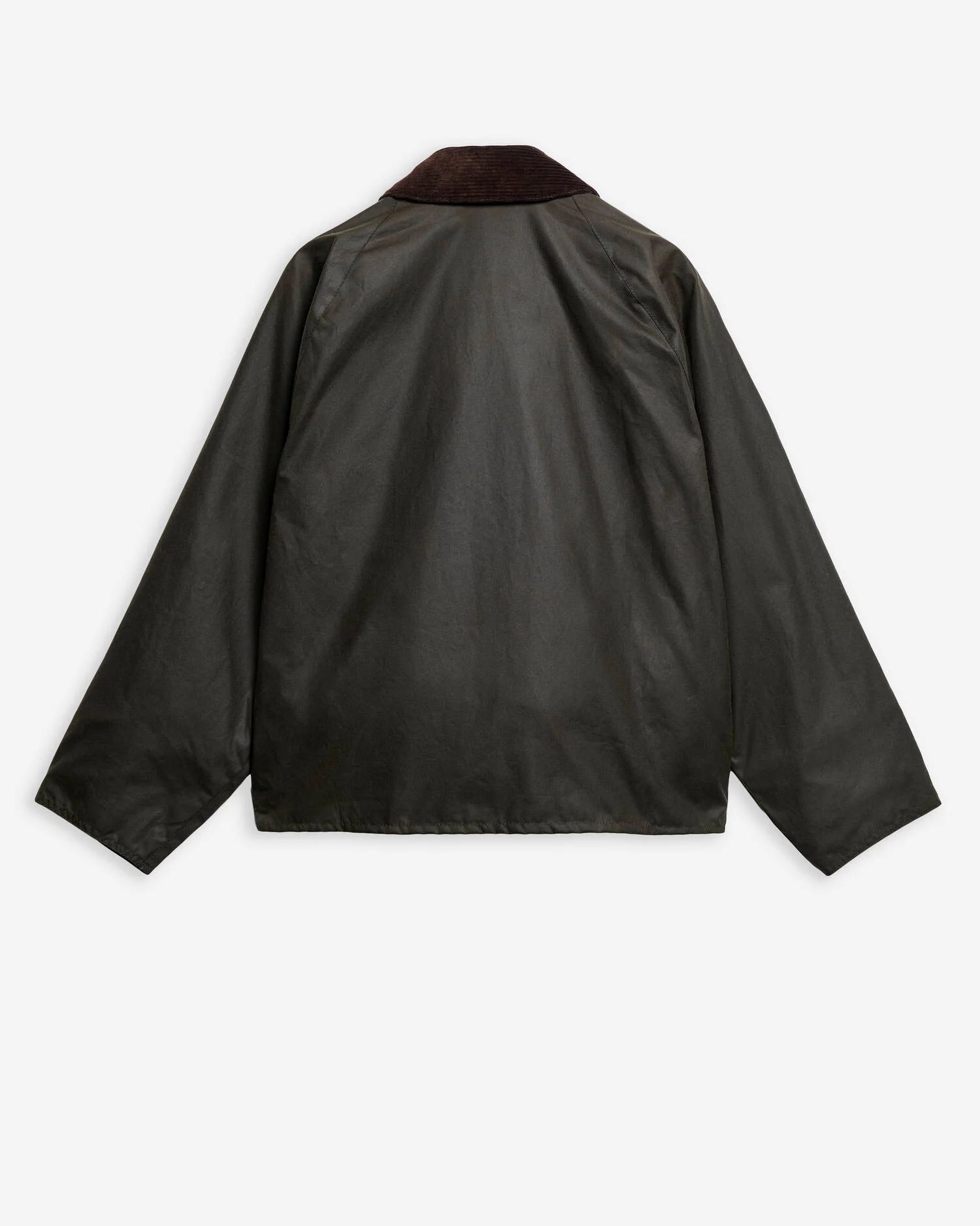 Barbour Oversized Transport Jacket Waxed Olive - Steranko Clothing Manchester