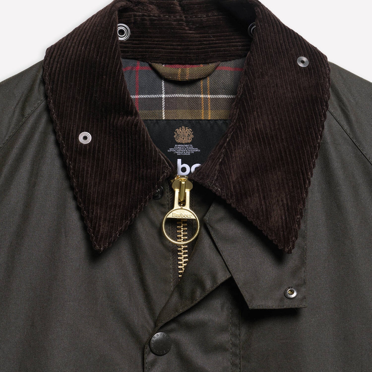 Barbour Oversized Transport Jacket Waxed Olive - Steranko Clothing Manchester