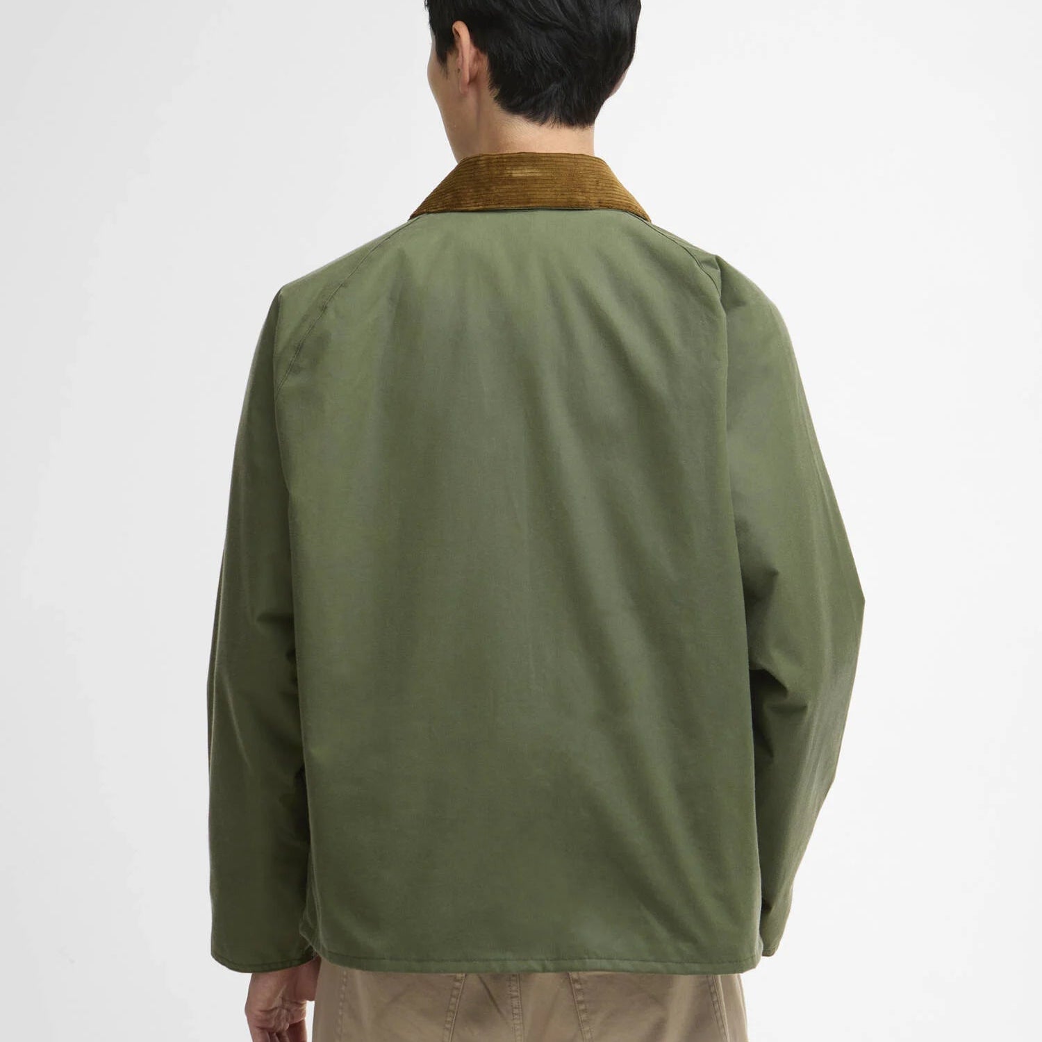 Barbour Oversized Transport Waxed Jacket Light Moss - Steranko Clothing Manchester