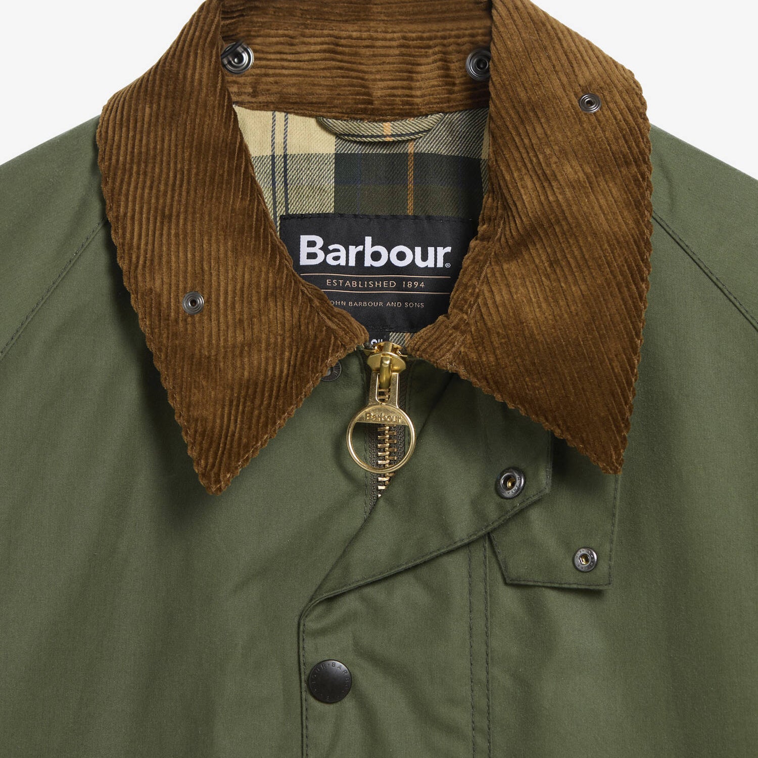 Barbour Oversized Transport Waxed Jacket Light Moss - Steranko Clothing Manchester