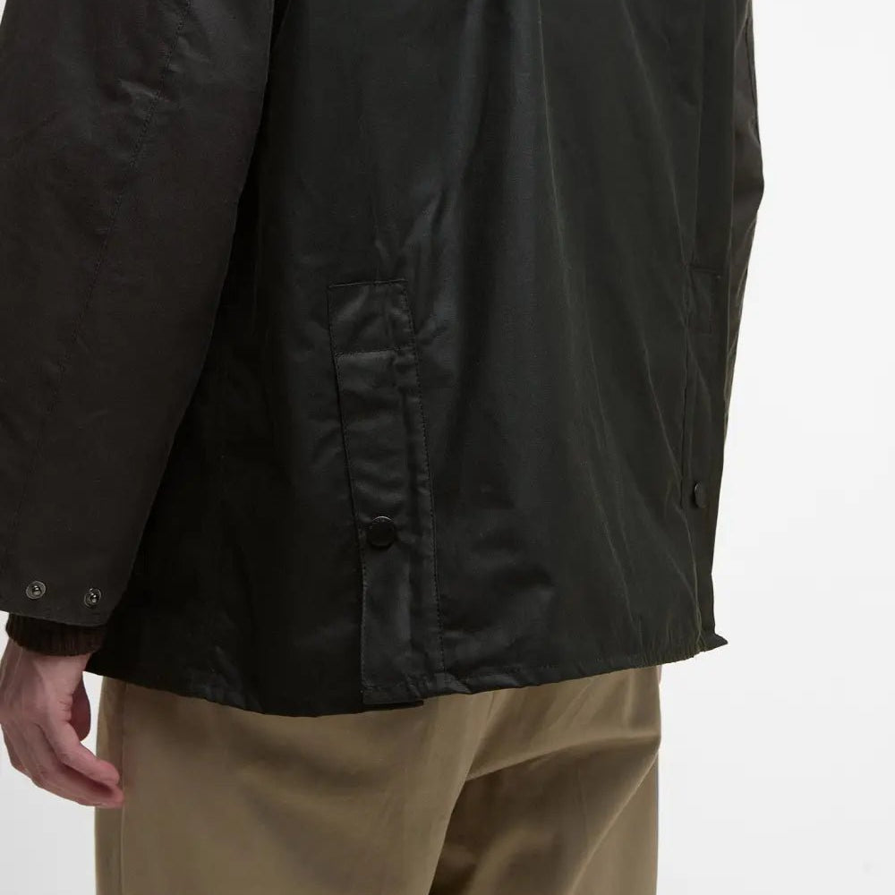 Barbour Patchwork Oversized Bedale Waxed Jacket Sage Multi - Steranko Clothing Manchester