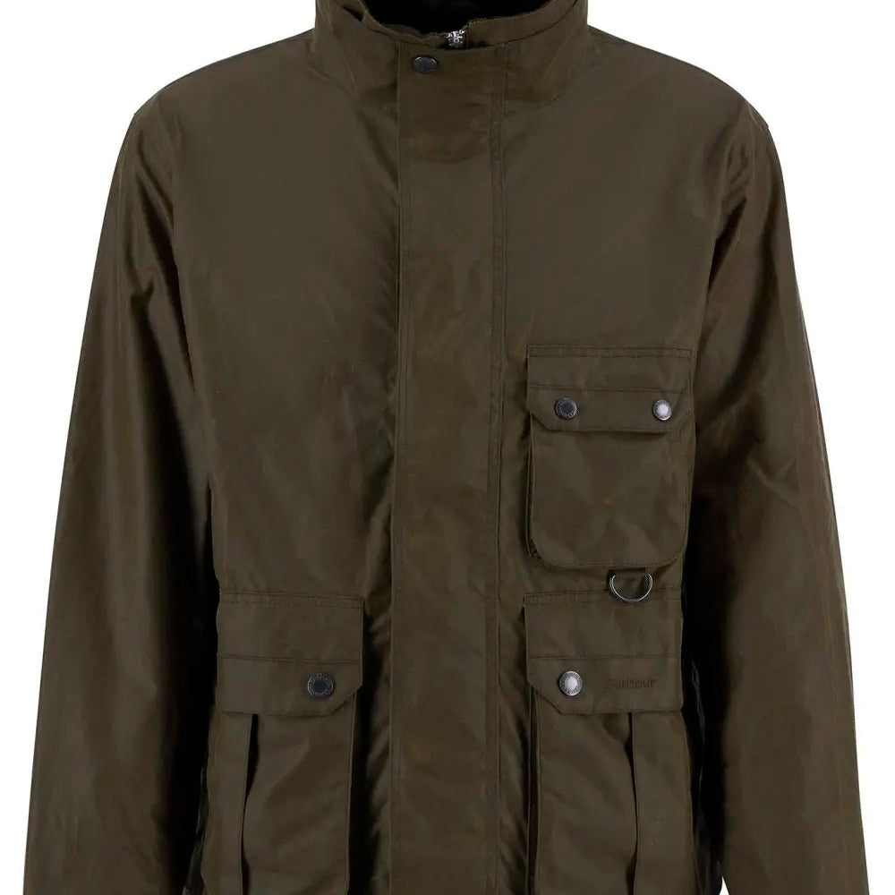 Barbour ReeRe - Engineered Utility Bedale Waxed Jacket Beech - Steranko Clothing Manchester
