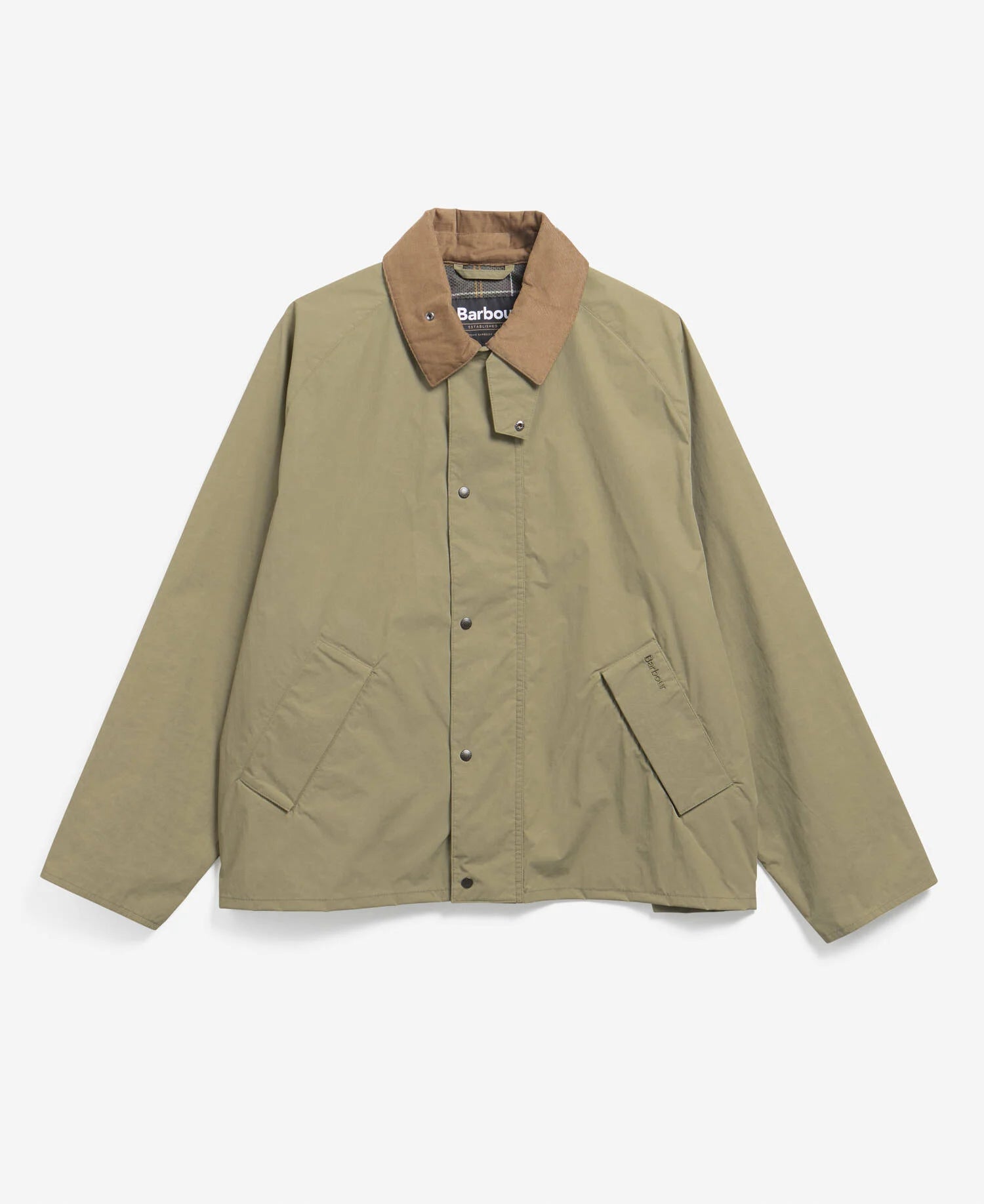 Barbour Ripstop Transport Showerproof Jacket Bleached Olive - Steranko Clothing Manchester