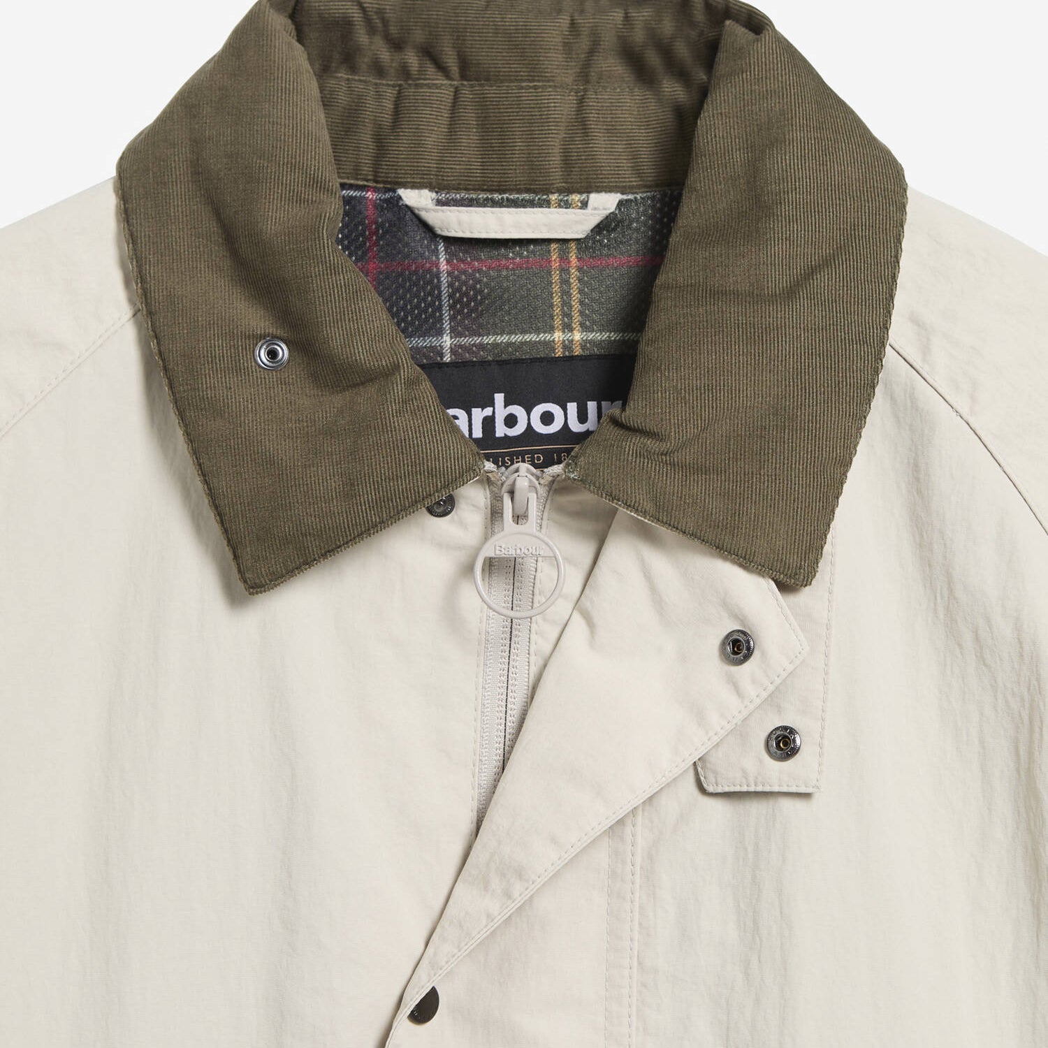 Barbour Transport Nylon Casual Jacket Mist - Steranko Clothing Manchester