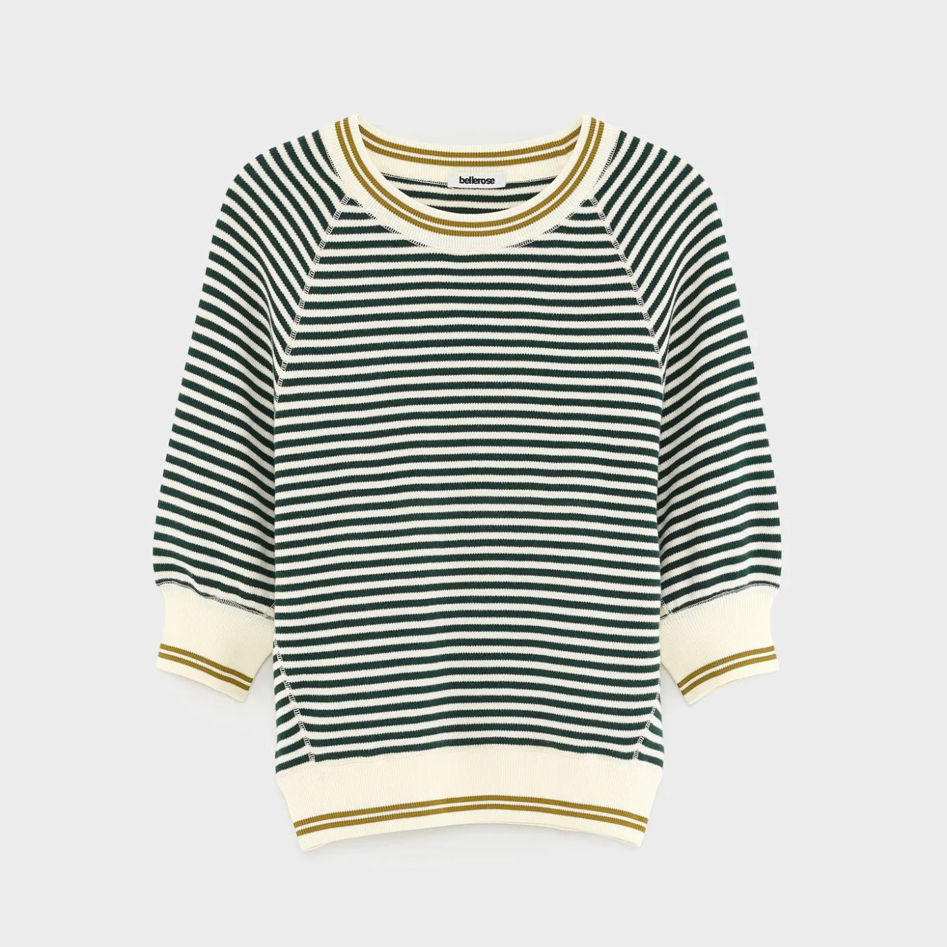 Bellerose Anglet Sweater Botanica / Milky - Way / Mustard - Steranko Clothing Manchester