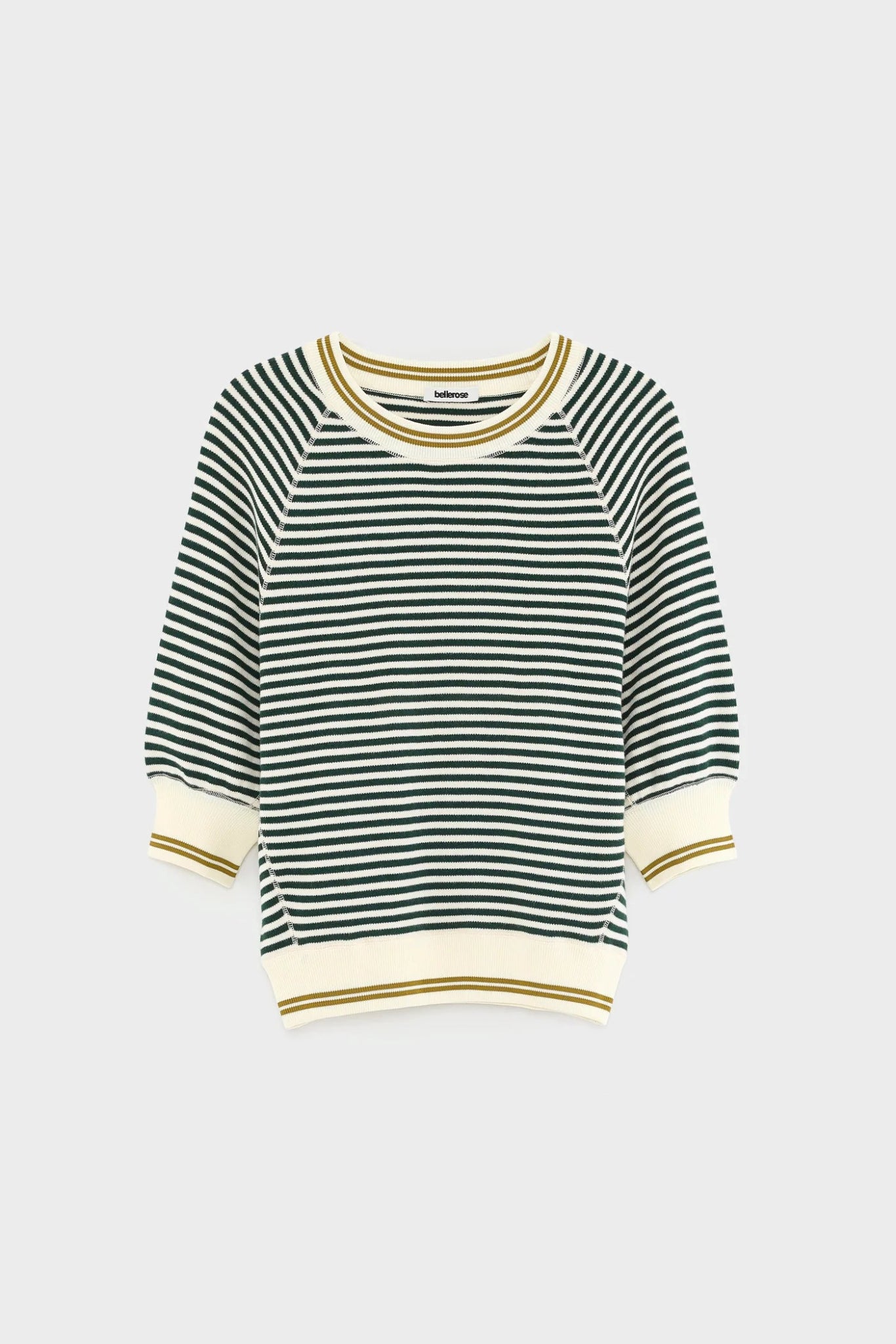 Bellerose Anglet Sweater Botanica / Milky - Way / Mustard - Steranko Clothing Manchester