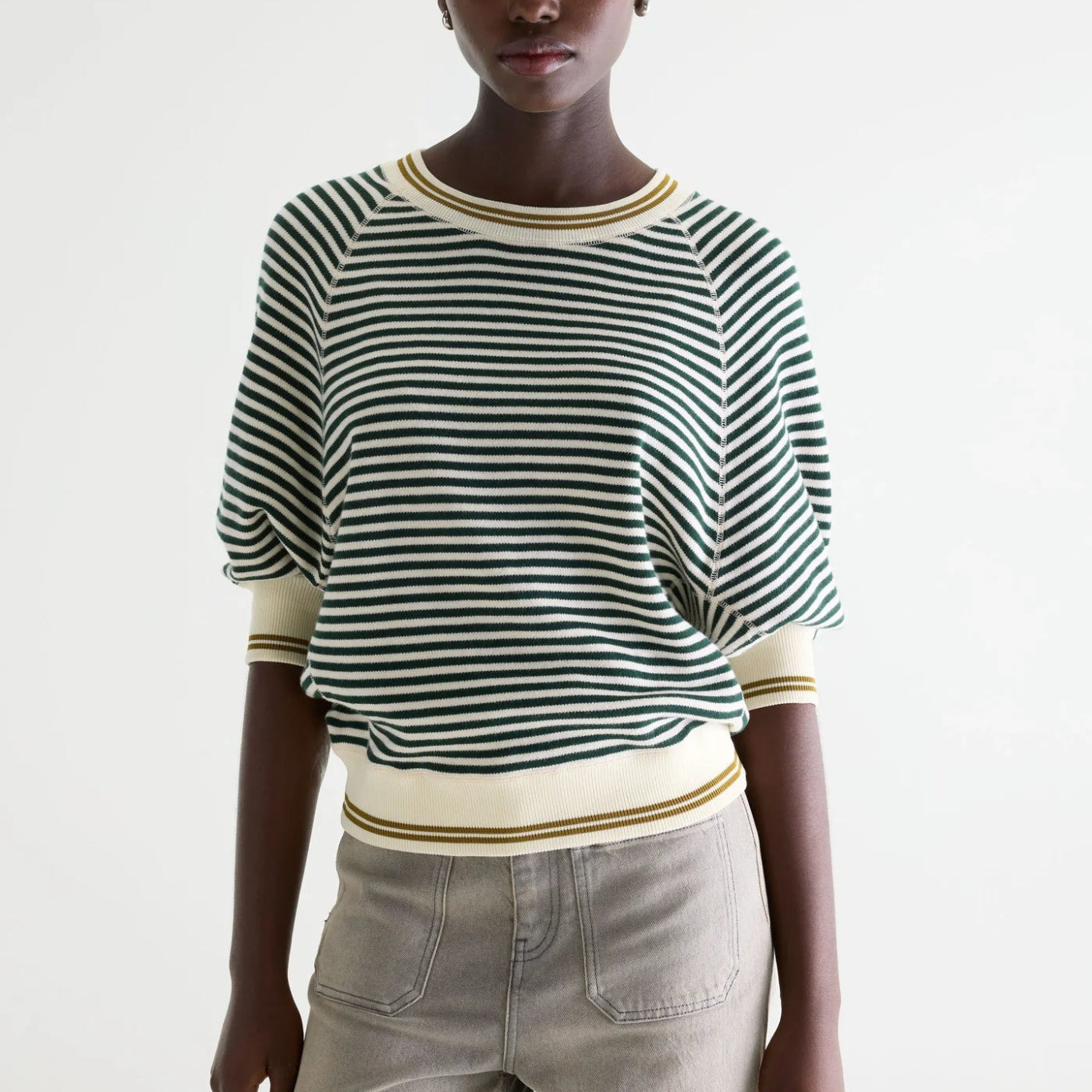 Bellerose Anglet Sweater Botanica / Milky - Way / Mustard - Steranko Clothing Manchester