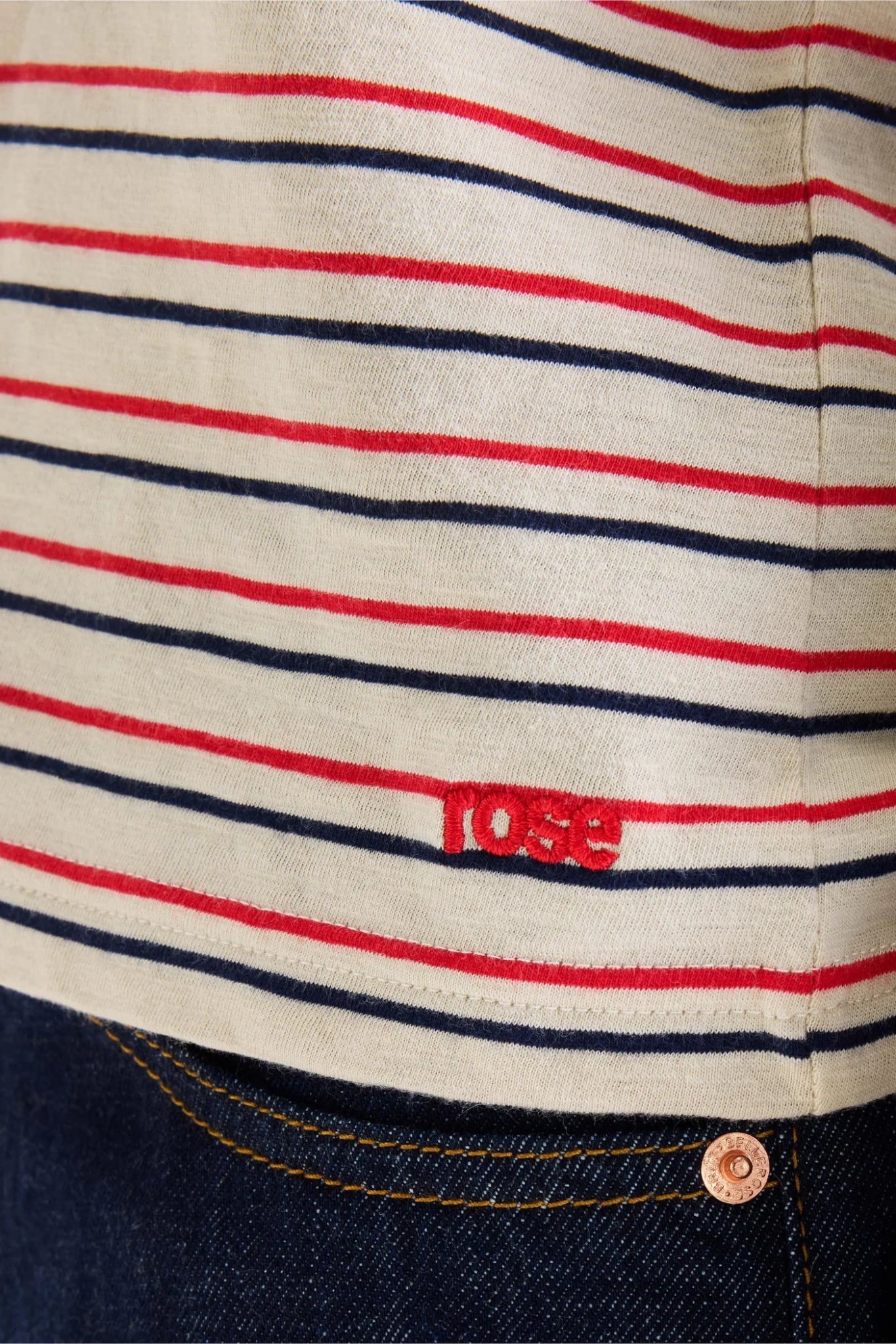 Bellerose Cias T-shirt Stripe A - Steranko Clothing Manchester