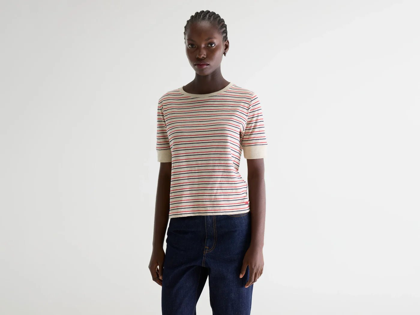 Bellerose Cias T-shirt Stripe A - Steranko Clothing Manchester