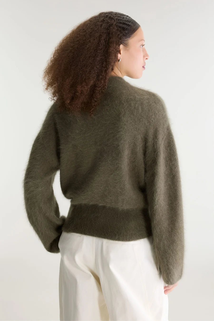 Bellerose Dateko Knit Dusty Olive - Steranko Clothing Manchester