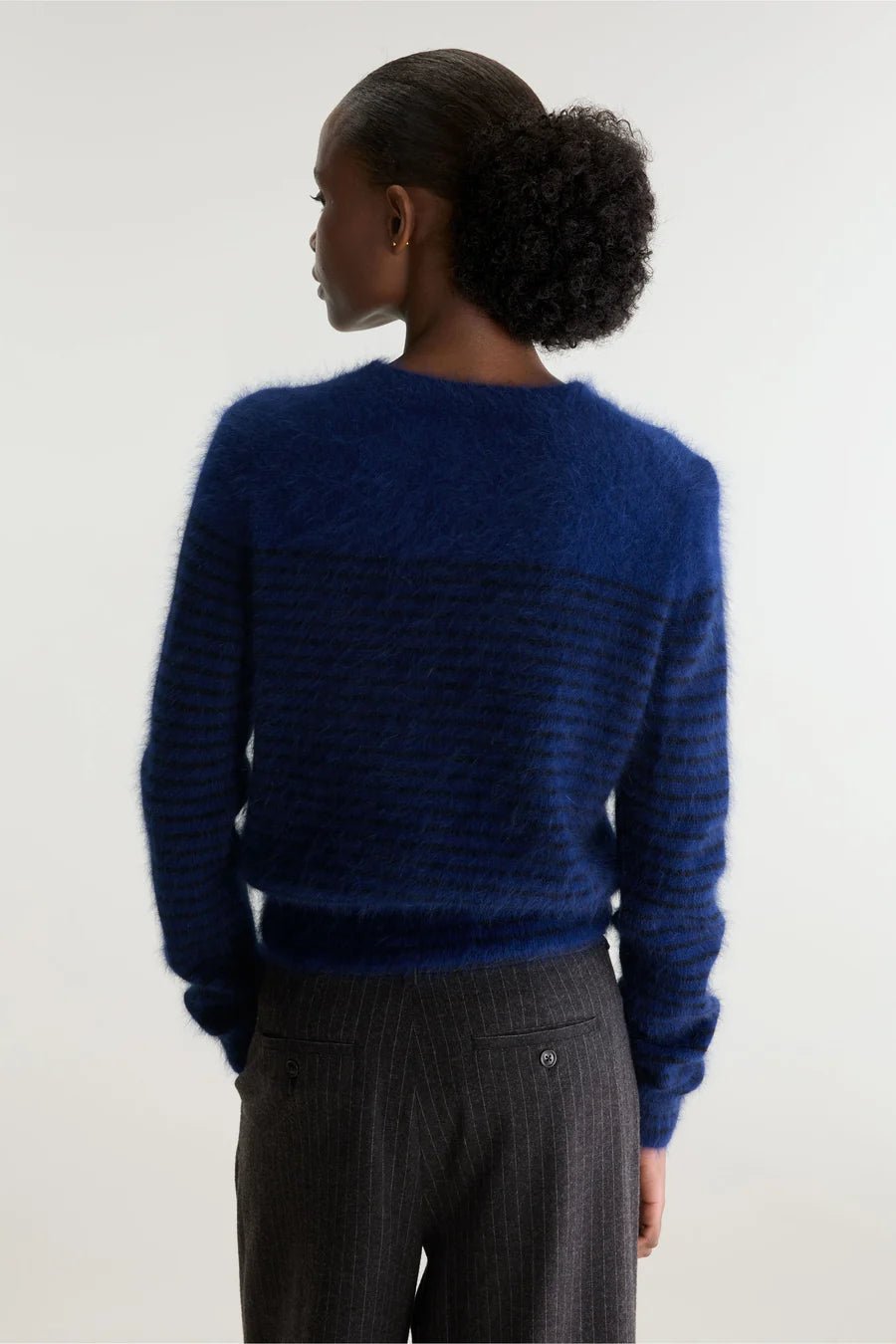 Bellerose Datir Crewneck Sweater Stripe A - Steranko Clothing Manchester
