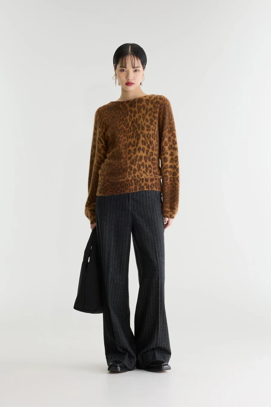 Bellerose Dioal Leopard Print Sweater - Steranko Clothing Manchester