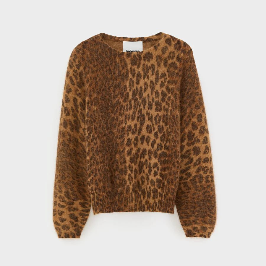 Bellerose Dioal Leopard Print Sweater - Steranko Clothing Manchester