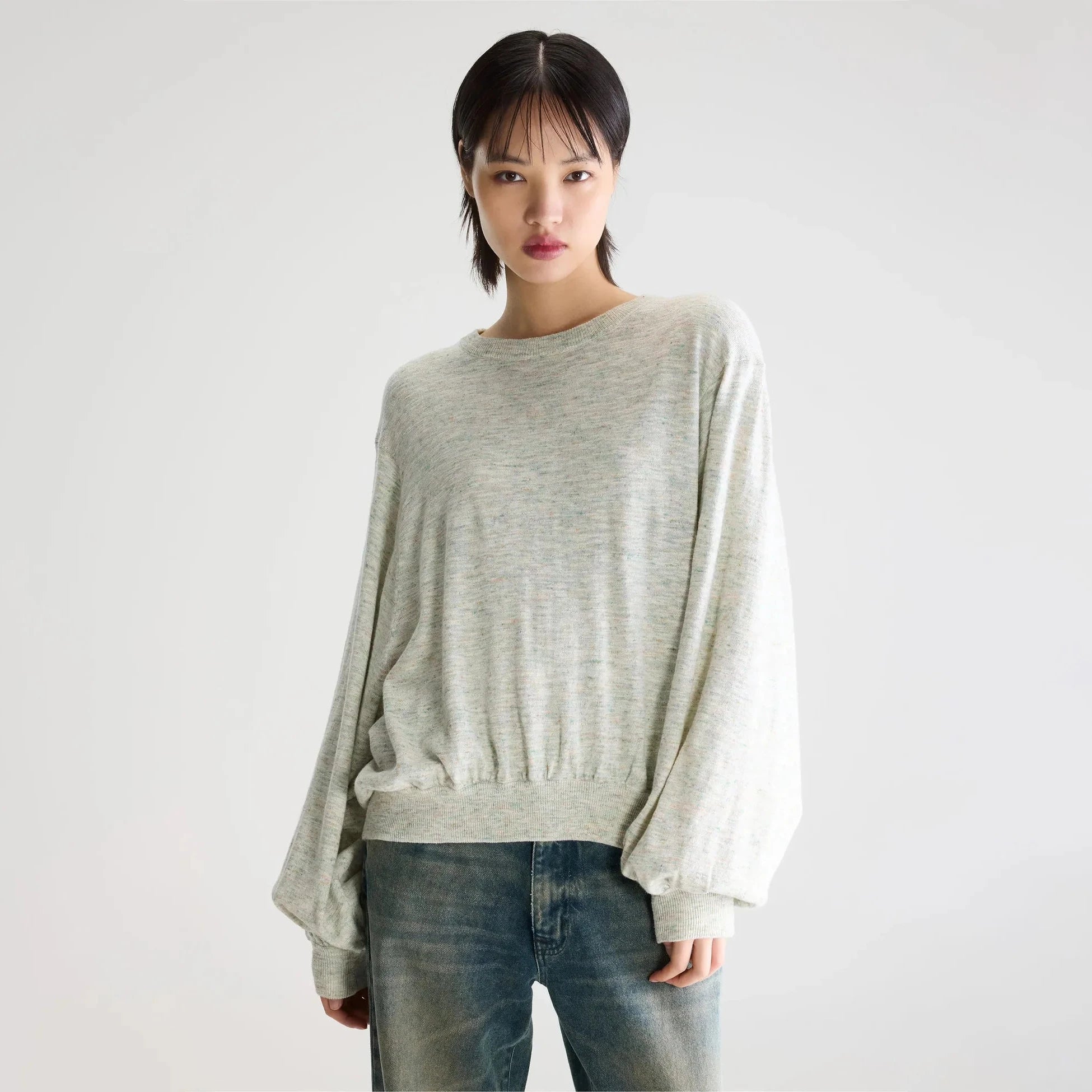 Bellerose Domot Oversized Crewneck Sweater Combo A - Steranko Clothing Manchester